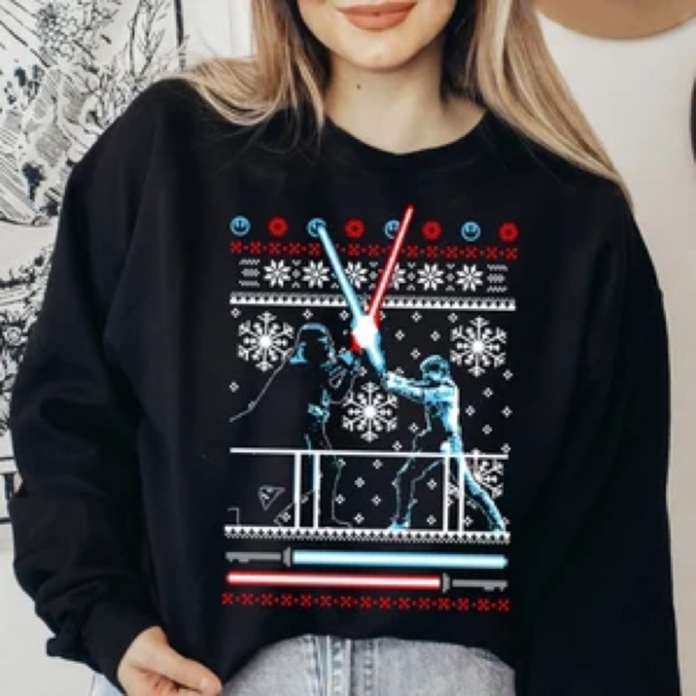 Men’s Ugly Christmas Sweater Star Wars